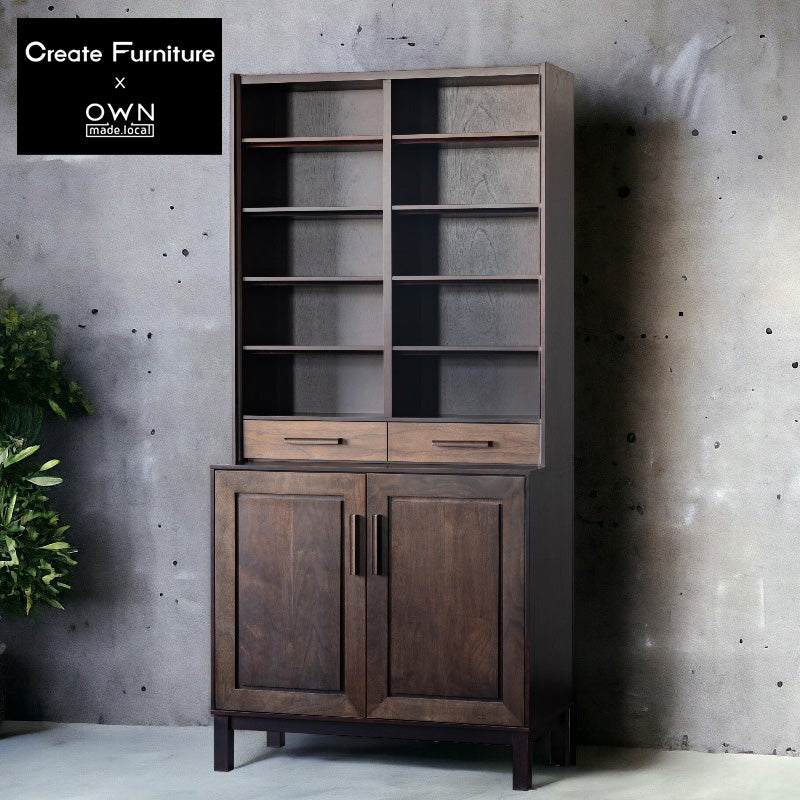 旭川家具 クリエイトファニチャー オープンシェルフ キャビネット 85cm