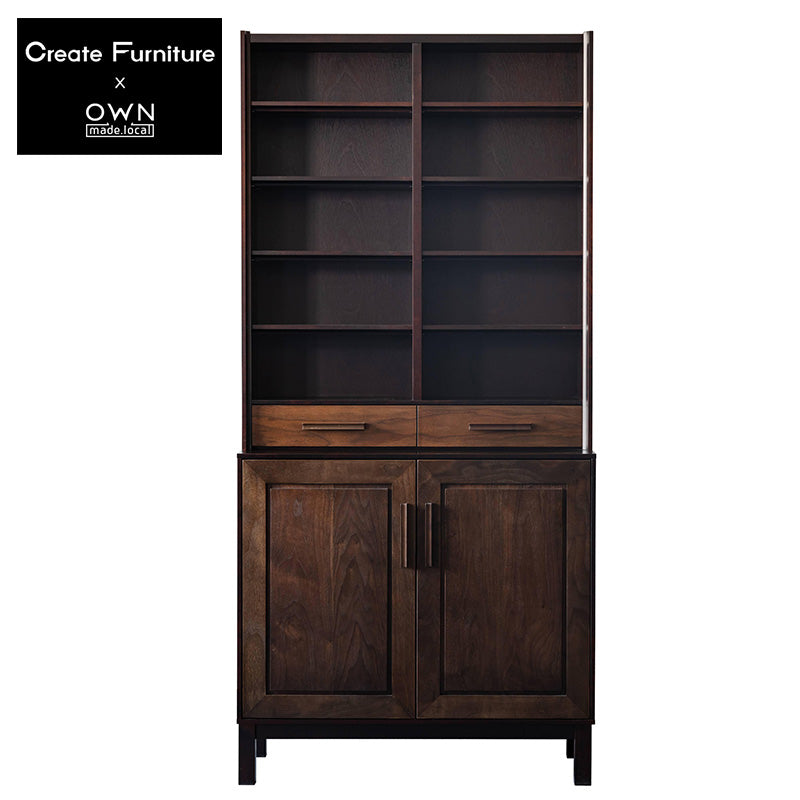 旭川家具 クリエイトファニチャー オープンシェルフ キャビネット 85cm