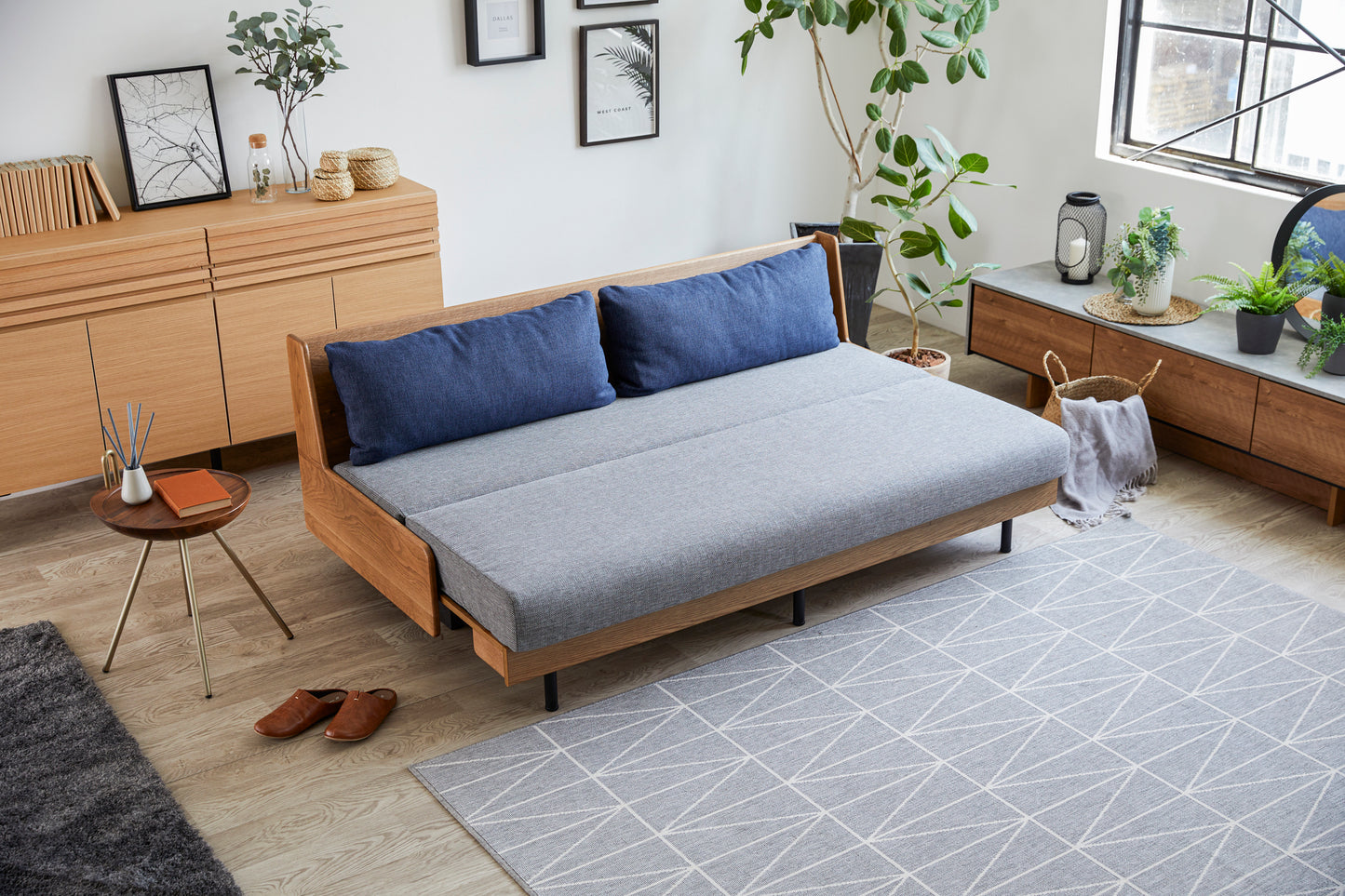 大川家具 ソファーベッド ごろ寝ソファ / モーブル ペース 200cm (Pace 200cm)