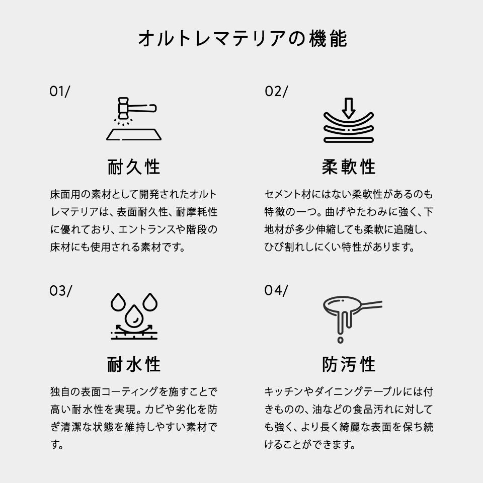 オルトレマテリア ダイニングテーブル 140 ～ 180 cm OLTREMATERIA 木脚
